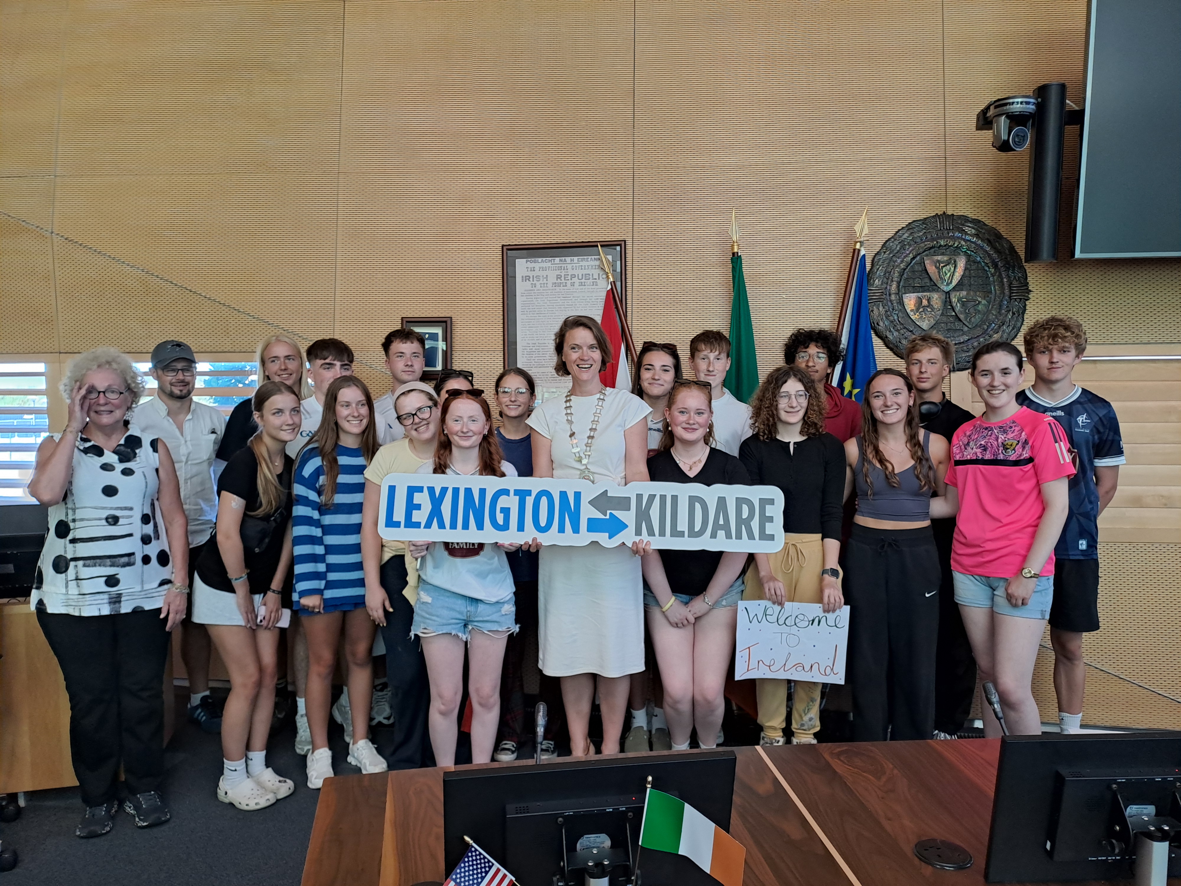 Lex-Kil Students and Deputy Mayor